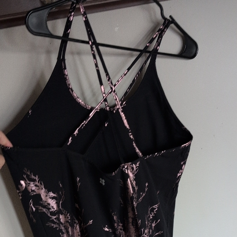 Sweaty Betty Black And Pink Foil Romper Activewear Size Small - Picture 6 of 10